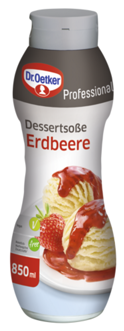 Dr. Oetker Dessertsoße Erdbeere 850 ml