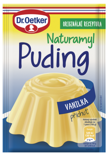 Dr. Oetker Naturamyl Puding příchuť Vanilka