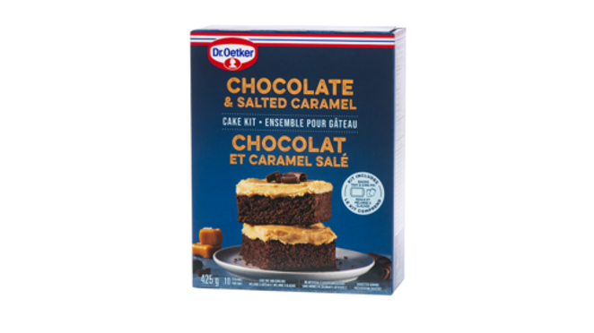 Dr. Oetker Chocolate & Salted Caramel Cake Kit