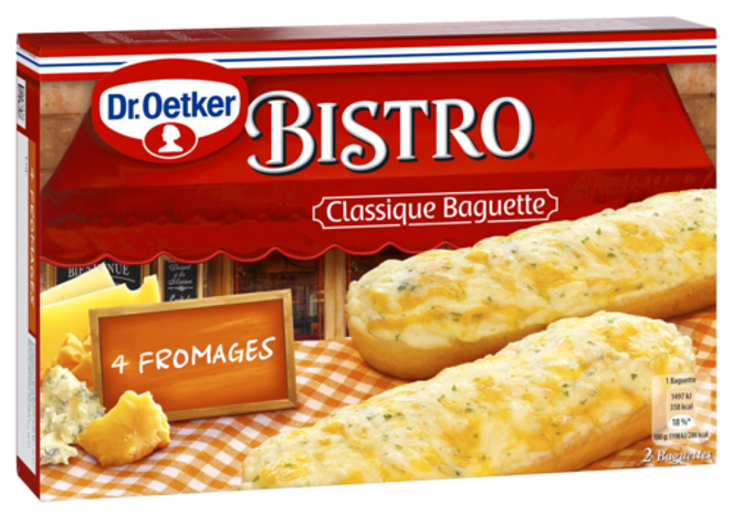 Dr. Oetker 欧特家博士四种奶酪法棍面包