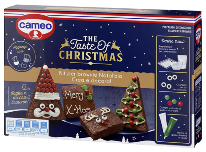Dr. Oetker Kit per brownie di Natale The Taste of Christmas