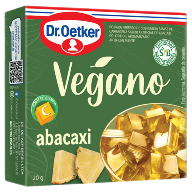 Dr. Oetker Sobremesa Vegana Sabor Abacaxi