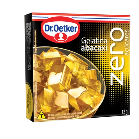 Gelatina Zero Sabor Abacaxi Dr. Oetker