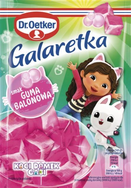 Galaretki Gabi smak guma balonowa Dr. Oetkera