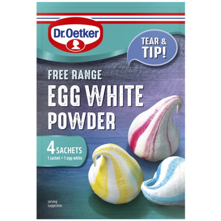 Dr. Oetker Free Range Egg White Powder Sachet or 2 Egg Whites