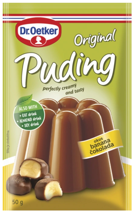 Dr. Oetker Original puding čokolada banana