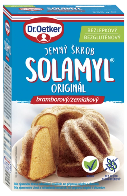 Solamyl bezgluténový Dr. Oetker + na podsypanie fondánu