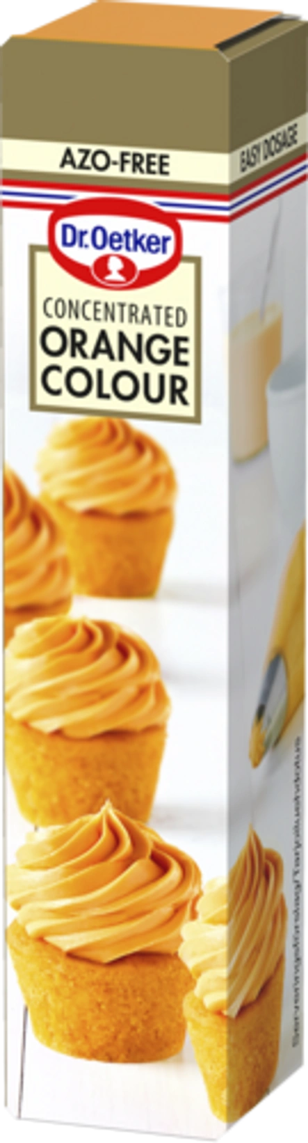 Dr. Oetker Concentrated Orange Colour (eller en blanding af gul og rød)