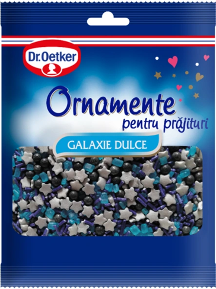 Ornamente pentru prăjituri Galaxie Dulce Dr. Oetker
