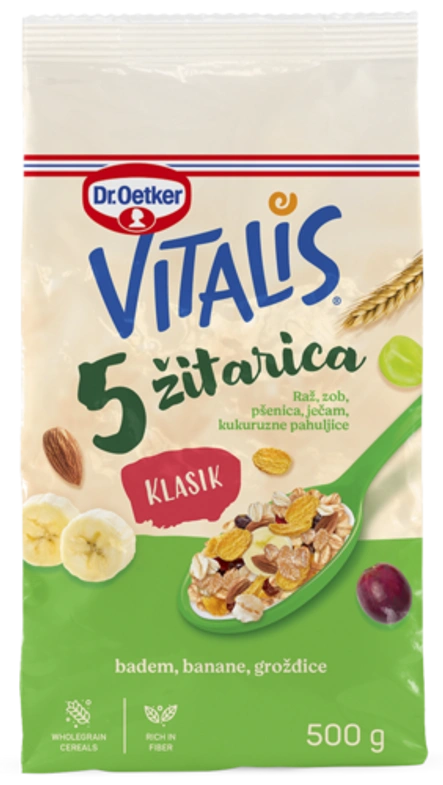 Dr. Oetker Vitalis 5 žitaric klasik