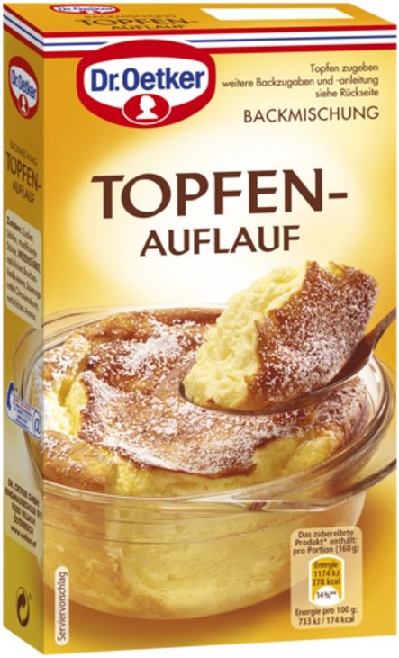 Dr. Oetker Topfenauflauf