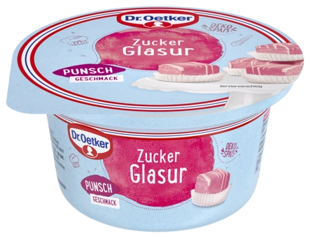 Dr. Oetker Zuckerglasur Punsch-Geschmack (zur Saison erhältlich) (1 Becher)