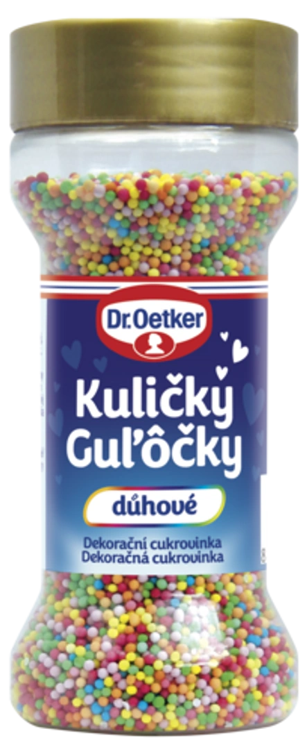 Kuličky duhové  Dr. Oetker