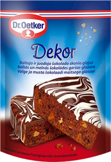 Dr. Oetker Baltās šokolādes garšas glazūra