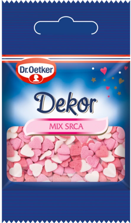 Dr. Oetker Dekor Mix srca po želji