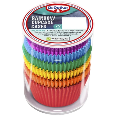 Dr. Oetker Rainbow Cupcake Cases (orange)