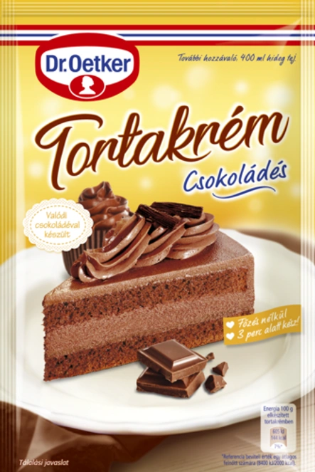 Dr. Oetker Csokoládés Tortakrém