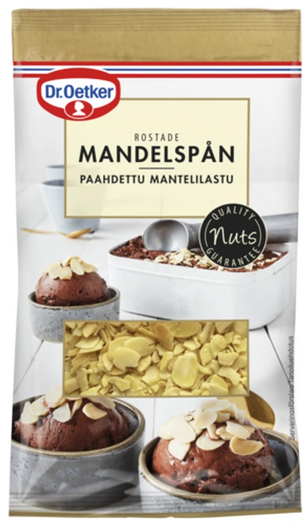 Mandelspån rostade (50 g)