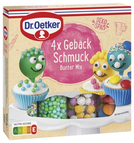 Dr. Oetker 4 okraski za pecivo 100g