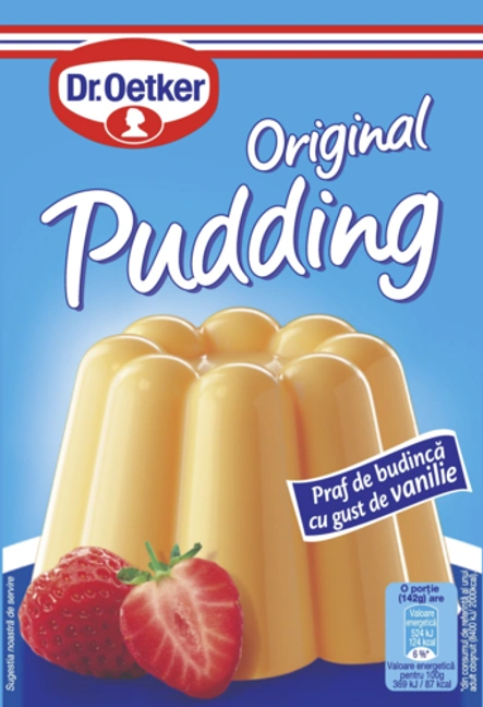 Original Pudding cu gust de vanilie Dr. Oetker