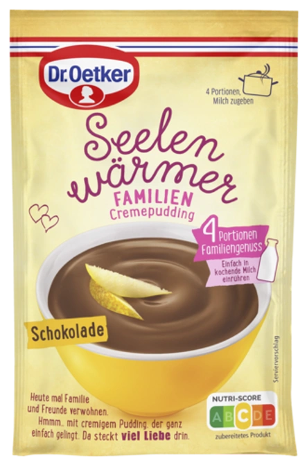 Dr. Oetker Seelenwärmer Familien-Cremepudding Schokolade