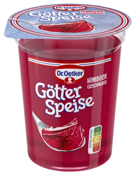 Dr. Oetker Götterspeise Himbeer-Geschmack 125 g (aus dem Kühlregal) (je 125 g)