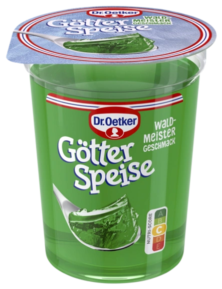 Dr. Oetker Götterspeise Waldmeister-Geschmack 125 g (aus dem Kühlregal) (je 125 g)
