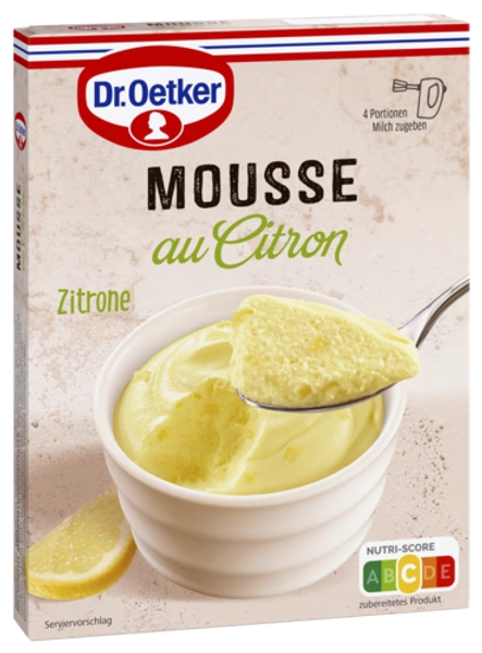 Dr. Oetker Mousse au Citron oder Mousse à la Vanille