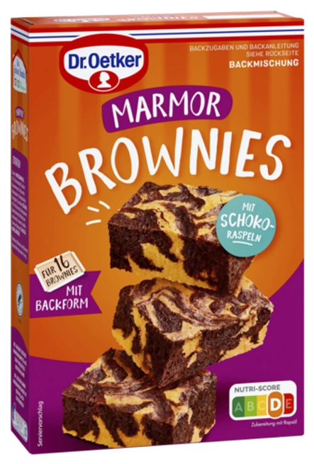 Dr. Oetker Marmor Brownies