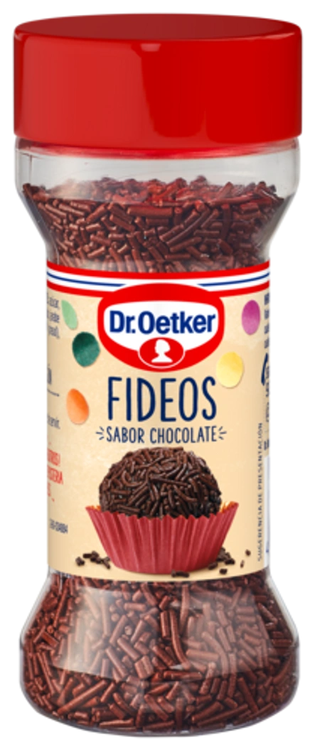 Fideos sabor Chocolate Dr. Oetker
