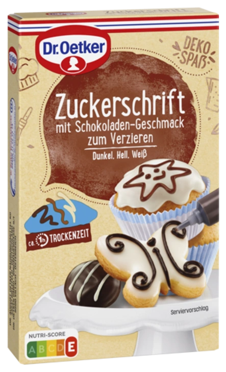 Dr. Oetker Zuckerschrift mit Schokoladen-Geschmack