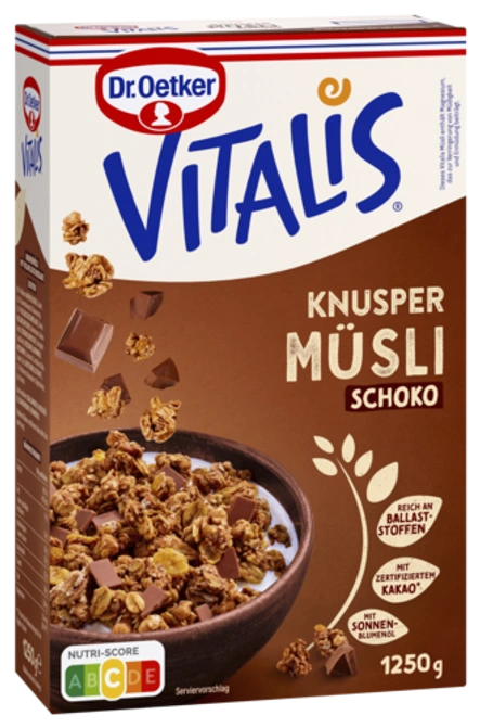 Dr. Oetker Vitalis Knuspermüsli Schoko