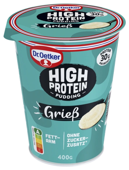 Dr. Oetker High Protein Pudding Grieß (400 g)