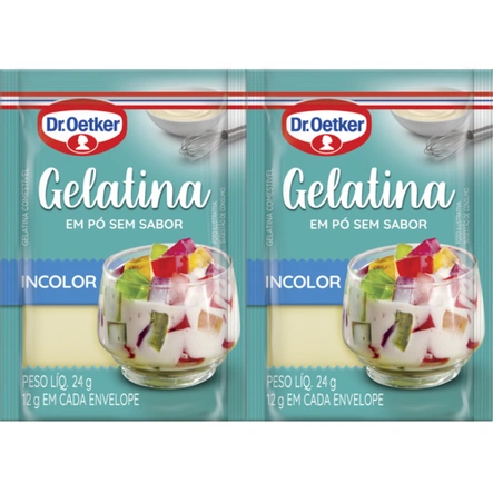 Gelatina em Pó Incolor Dr. Oetker