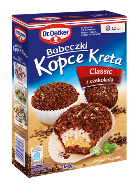 Babeczek Kopce Kreta Dr. Oetkera