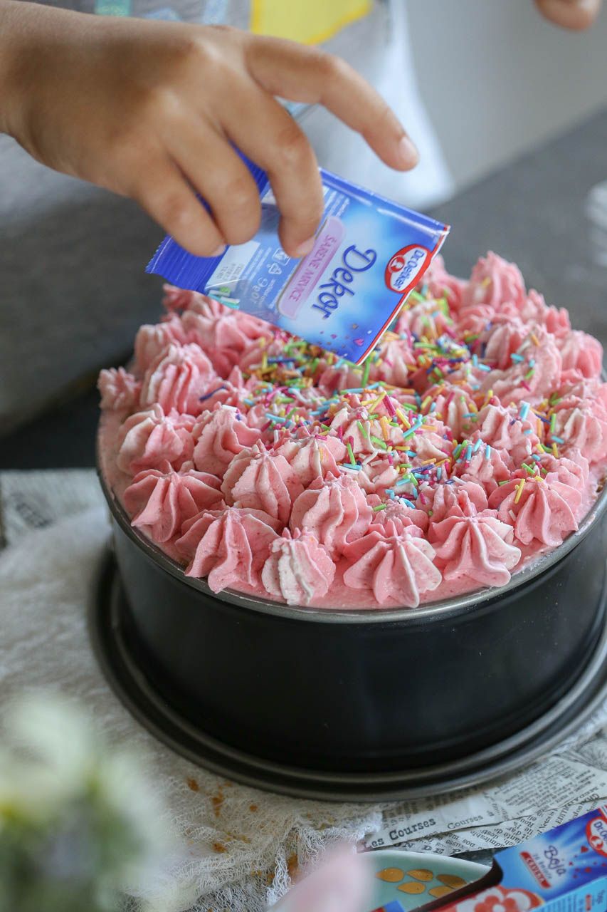 Roze Cheesecake