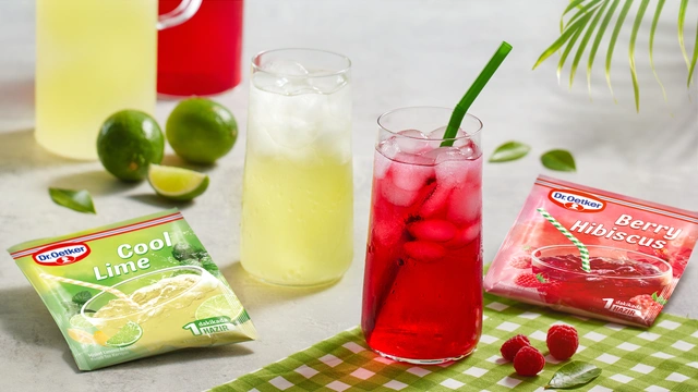 Dr. Oetker’den Ferahlık Veren Lezzetler; Cool Lime ve Berry Hibiscus! 