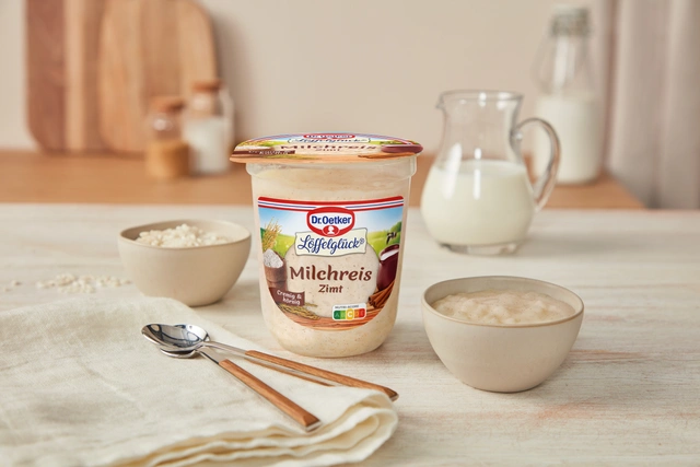 Milchreis und Zimt bedeuten Löffelglück