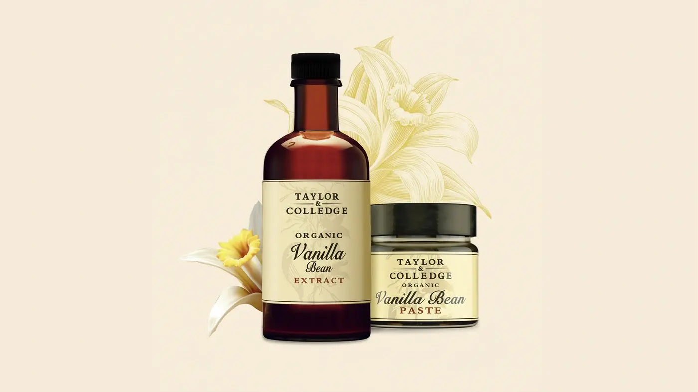 Picture - Organic vanilla products from Taylor & Colledge